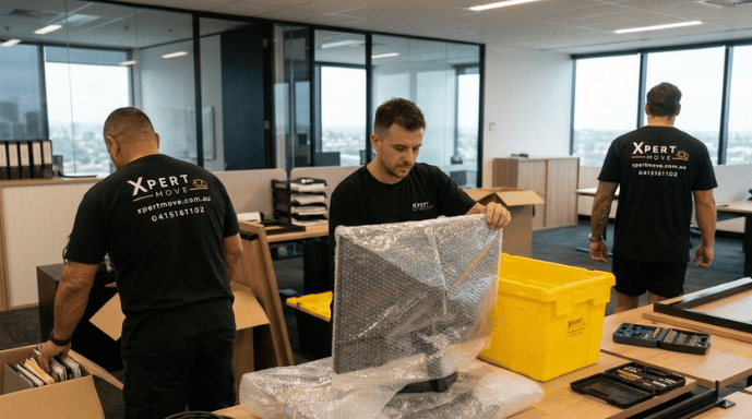 Home Commercial removalists moving office furniture in Sydney CBD